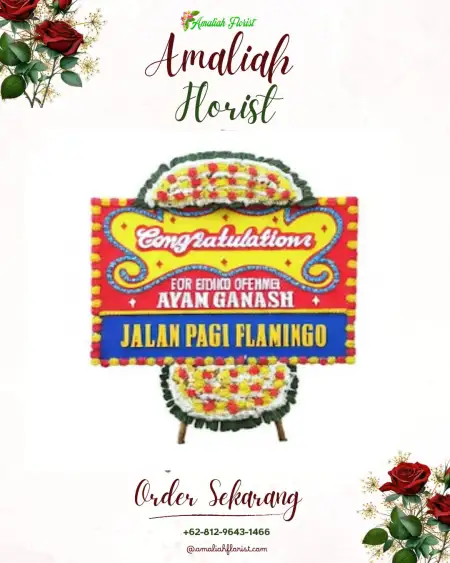Sewa Papan Bunga Getakan